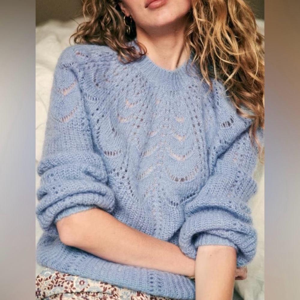 Sezane Paulin in blue Sky!